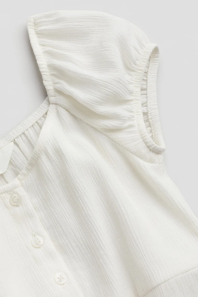 اتش اند ام فستان سكايتر بأكمام منفوخة