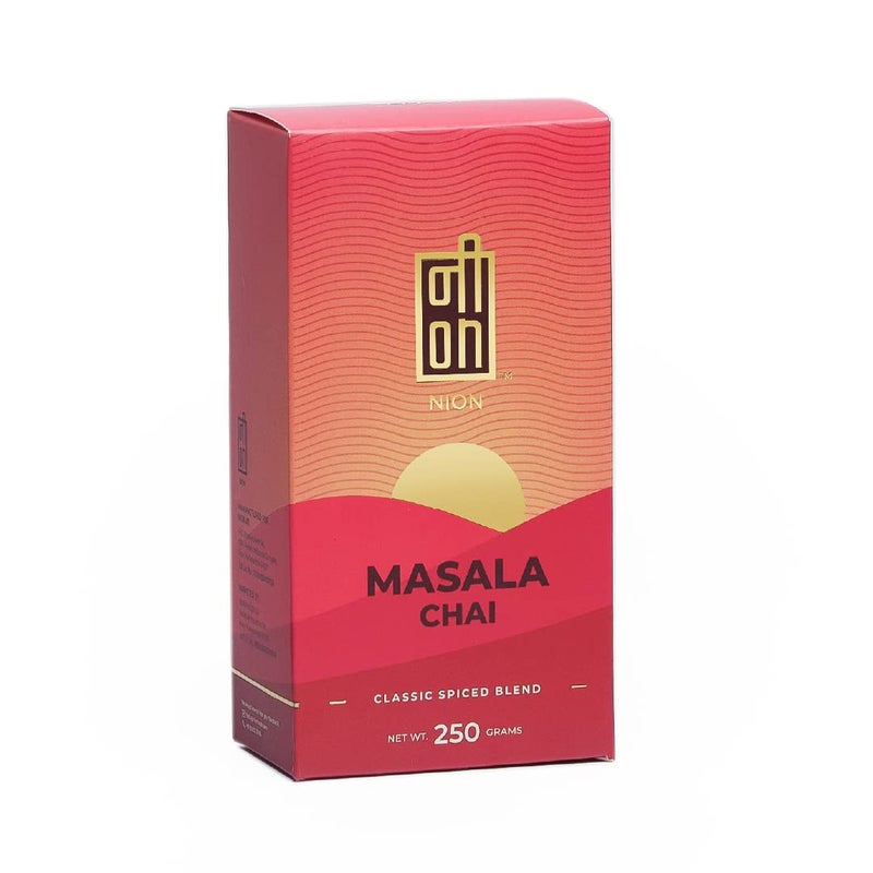 NION Assam CTC Masala Chai Loose Leaf (250gm) | Premium Masala Tea Leaves | Cloves Cardamom Cinnamon Spices Tea Blend | Assam Classic Chai - Image 1