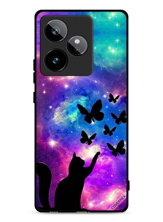 Covernex Realme GT 7 5G Protective Case Cover Cat & Butterflies
