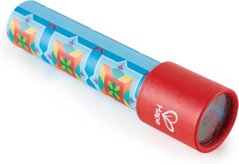 Hape Wonder Vision Kaleidoscope – Retro Themed Visual Toy for Kids Age 3+, Classic Optical Toy for Colour & S Discovery, Early Sensory Learning and Imaginative Play, Safe Non-Toxic Design - Image 1