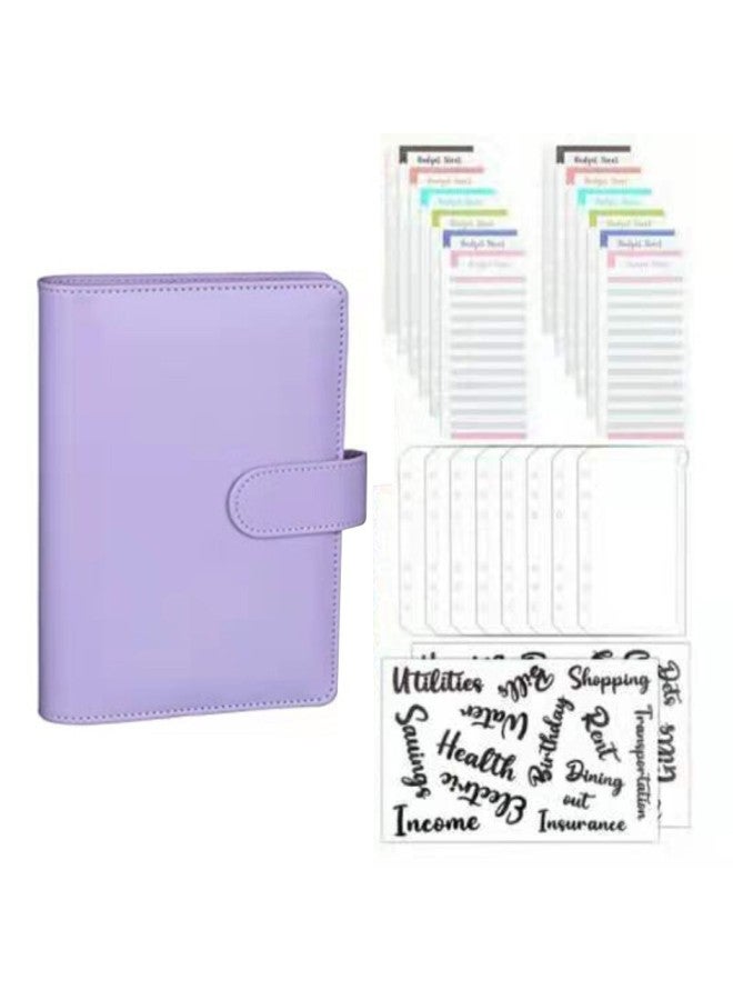 whatever Macaron Notebook Pvc Storage Bag Cash Horse Budget Card Set English Labeling Hand Book Computer - Image 4