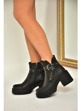 Fox Shoes T996227809 Black Thick Heeled Women's Boots  - Image 3