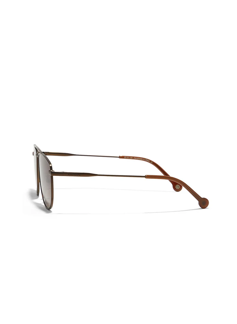 30Sundays Rova,Men Sunglasses, Aviator Sunglasses, UV Protection: UV400 (Brown,Brown)
