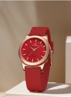 NAVIFORCE New NAVIFORCE Watch NF-5051 Women's Fashion Watch, Silicone Waterproof All-Time Touring Women's Quartz Watches  - Image 3