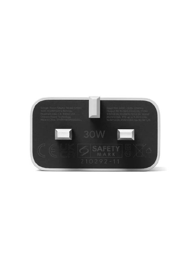 Google 30W USB-C Charger Compatible with Google Products and Other USB-C Devices Fast Charging Pixel Phone Charger White - Image 4