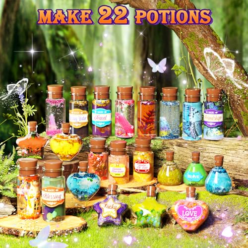GORISPI Magic Potion Kit for Girls Fairy Potions Kit 22 Potions Magic Mix Kit for Kids 6 7 8 9 10 12 Years Mystery Potion Making kit Art Craft Kit Gifts Toys for Christmas Halloween Birthday - Image 5