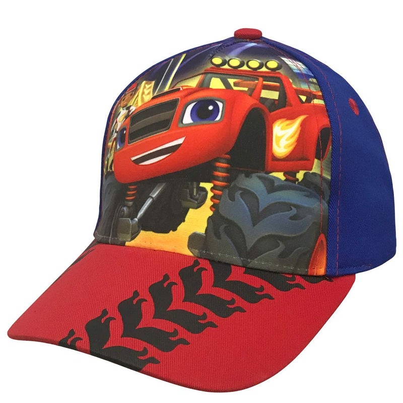 Nickelodeon Boys Blaze and The Monster Machine Baseball Cap 100 Cotton Red - Image 2