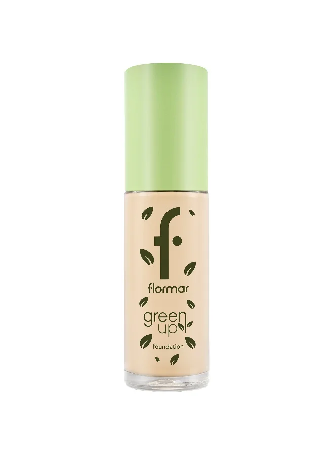 flormar Green Up Foundation - 010 Pure Beige