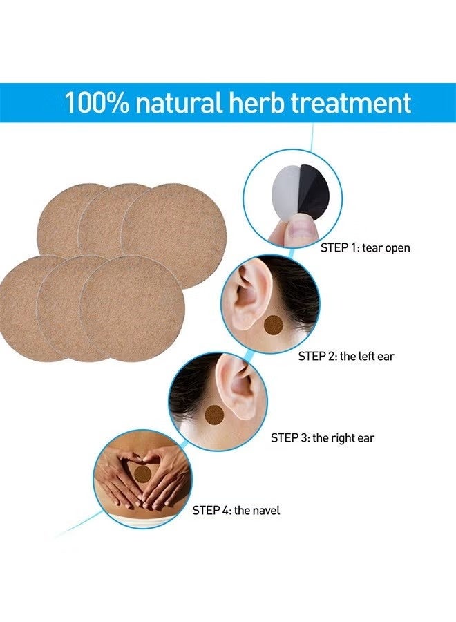 Sumifun Motion Sickness Patch 48H Long Effect,for Travel Essentials to Relieve Tinnitus and Motion Sickness Natural Plant Patch 36Pieces - Image 2