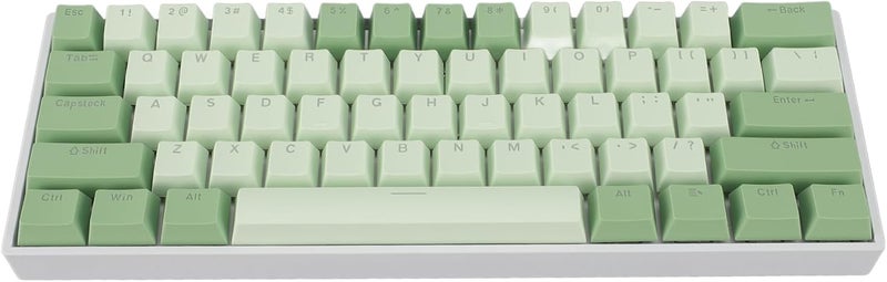 Asixxsix Mechanical Gaming Keyboard 60% 61 Keys Wired RGB with Red Switch Compact Design USB Wired Keyboard for 2000 ME 7 8 10 HarmonyOS - Image 1