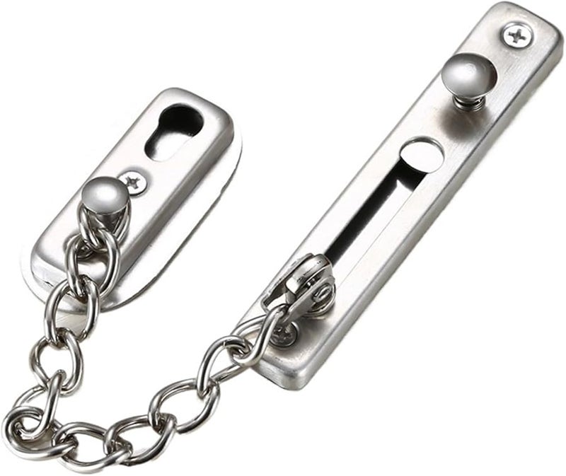 قفل حماية باب أمني ضد السرقة من الفولاذ المقاوم للصدأ، واقي مزلاج بلون C - Image 3