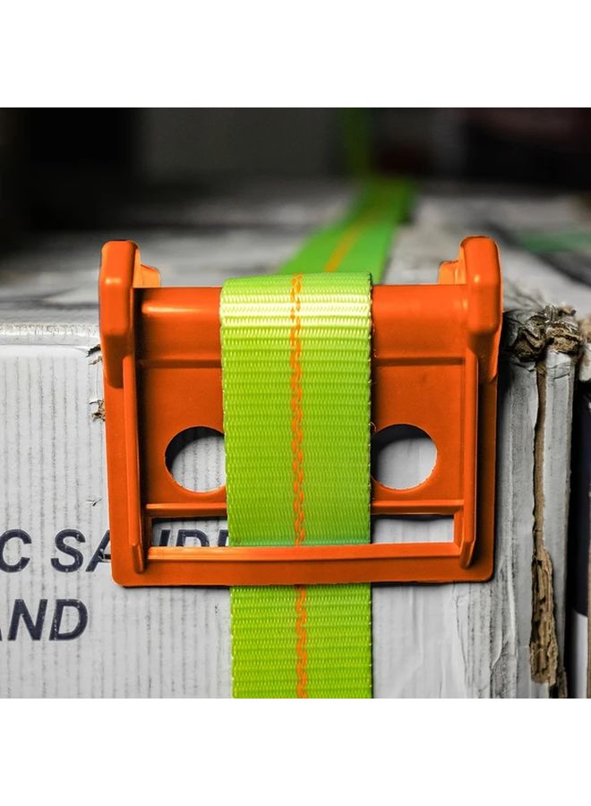 2pcs V Shaped Plastic Tie Down Edge Protectors For Cargo Loads And Shipping - Image 2