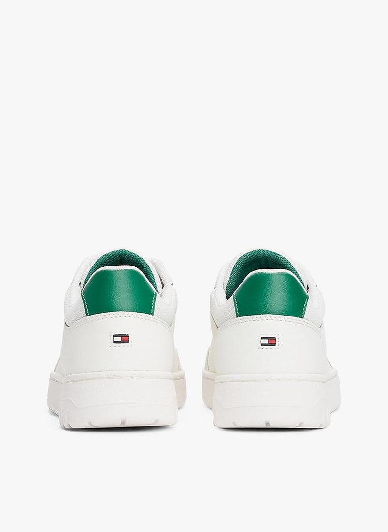TOMMY HILFIGER BASKETBALL CORE LEATHER TRAINERS  - Image 2