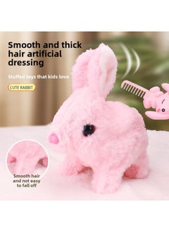 Generic Children's Electric Simulation Small White Rabbit Will Call Girls Pet Doll Backpack Dog Gift Puzzle Plush Toy-Colors:White Dog-Specifications:Rechargeable Battery + Charger  - Image 5