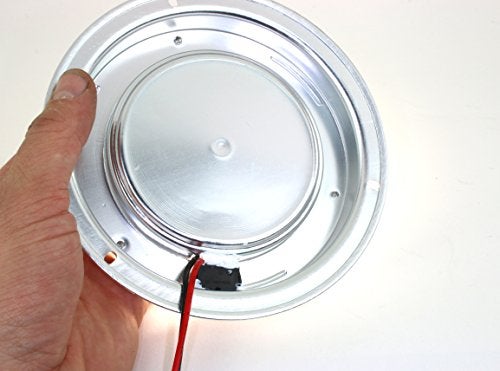 PilotLights.net LED Dome Light - High Power 6" LED Downlight - 12VDC - Waterproof - 180 Lumen - Fixed Mount with Rocker Switch - for Home, Auto, Truck, RV, Boat and Aircraft - Image 3