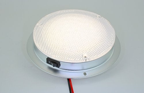 PilotLights.net LED Dome Light - High Power 6" LED Downlight - 12VDC - Waterproof - 180 Lumen - Fixed Mount with Rocker Switch - for Home, Auto, Truck, RV, Boat and Aircraft - Image 2