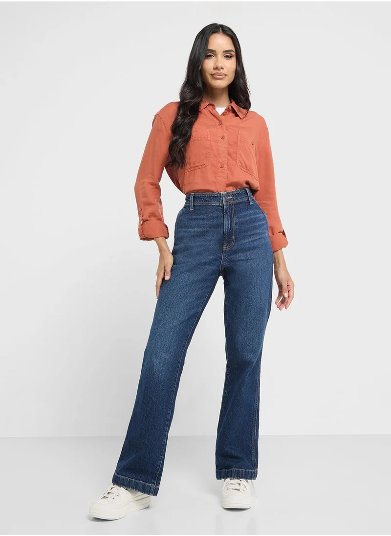 American Eagle Stretch Classic Bootcut High Waist Jeans
