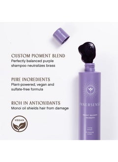 INNERSENSE Organic Beauty - Natural Bright Balance Purple Toning Hairbath | Non-Toxic, Cruelty-Free Haircare (10 fl oz | 295 ml) - pzsku/ZE8FF67C64607F89C2EB4Z/45/_/1736426673/32931310-069c-43d0-a69d-905e795c5c55