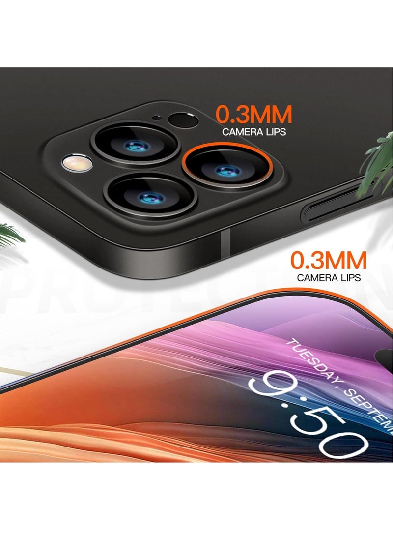 MUNTAQI iPhone 12 Pro Max Slim Case,Paper-Thin Matte Finish Skin Back Case [Anti-Fingerprints& Non Yellowing] Ultra Protective Cover - Image 4