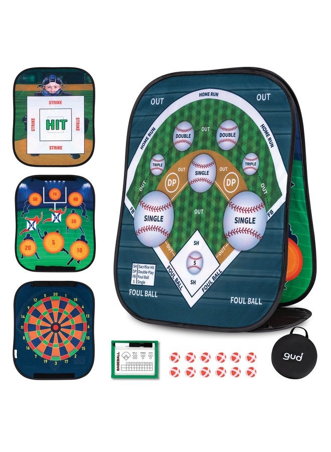 GUD Baseball, Football & Darts Games, Baseball Sports Gifts for Kids Teens Adults, Baseball Target Baseball Party Toy Game, Tailgating Indoor Outdoor Fun Games - Image 1