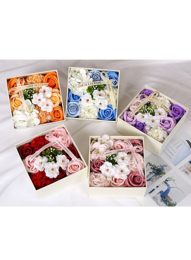 Y&D Rose Gift Box Artificial Flowers Fake Roses Decoration For Mother's Day Anniversary Birthday Girl Party Home Decorations - Image 4