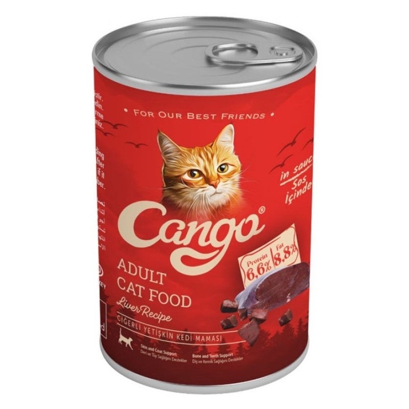 CANGO Adult Cat Food Canned-Liver - 415g -12 pcs - Image 2