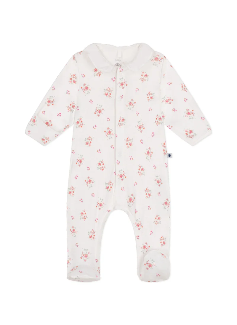 بيتي باتو Babies' floral print cotton pyjama suit