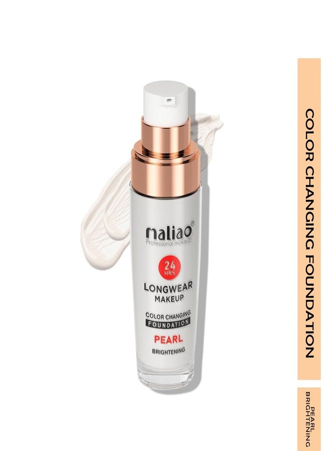 Maliao Cream Color Changing Foundation | 24Hrs Long Wear | Pearl Brightening | Flawless Coverage | Lightweight & Hydrating | Skin Tone Adapting | 30ml - Image 2