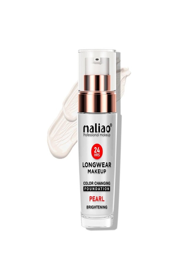 Maliao Cream Color Changing Foundation | 24Hrs Long Wear | Pearl Brightening | Flawless Coverage | Lightweight & Hydrating | Skin Tone Adapting | 30ml - Image 1