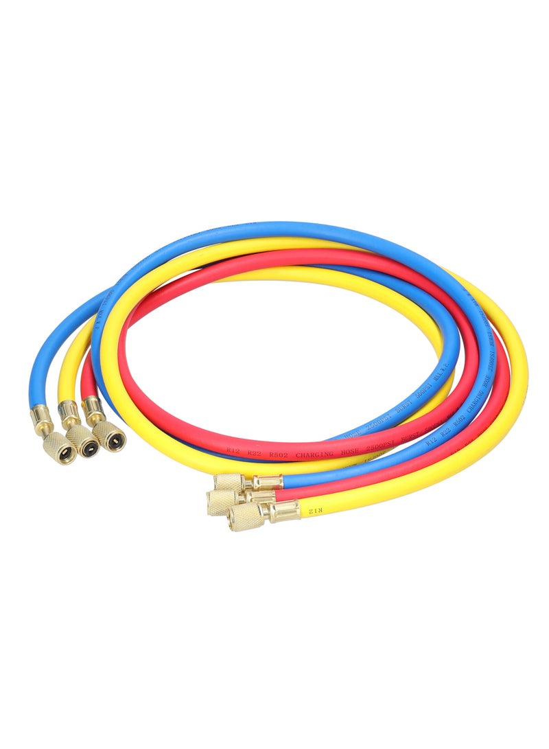 AL RAID Manifold Gauge Set Air Conditioning Refrigerant Charging Tool Brass Dual-Valve Pressure Gauge for R12/R22/R134a/R502 Refrigerant - Image 2