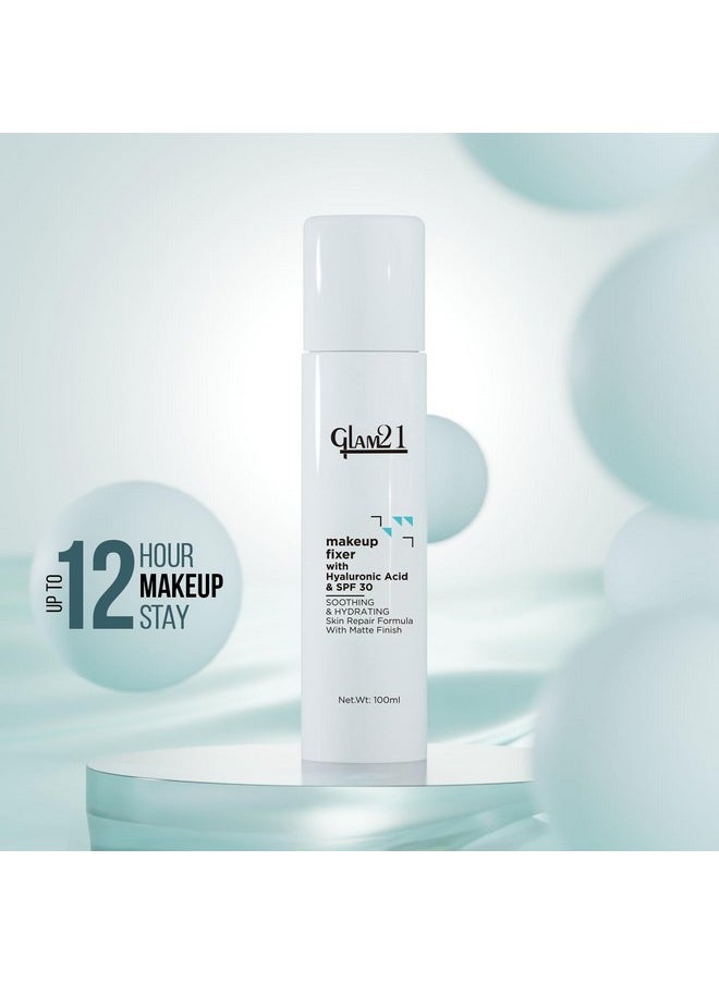 Glam21 Make-Up Fixer Spray - Keeps Makeup Intact With A Sparkly Texture | Lightweight & Long-Lasting With Hyaluronic Acid & Spf 30 | Flawless Look | Dermatologically Tested - pzsku/ZE8FFA108FFBDAB867CF8Z/45/_/1733729862/b6fe3f8e-9f3e-4224-8280-74364d090690