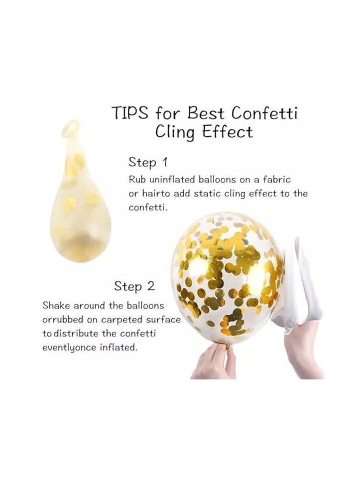 بوكسوودس مجموعة قوس بالون باللونين الأزرق الداكن والذهبي مع قصاصات ورق على شكل نجمة ثلاثية الأبعاد لديكور رمضان - Image 4