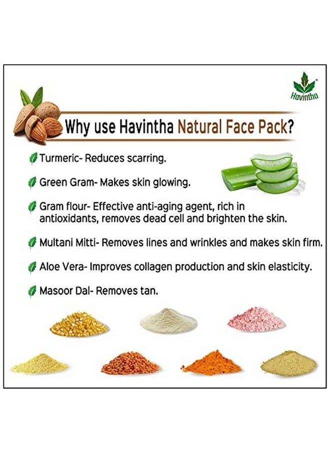 Havintha - Antiaging Face Pack Enriched With Almonds For Skin Moisturizing Smooth Shiny ; Reduces Lines And Wrinkles 227 Gm - Image 1