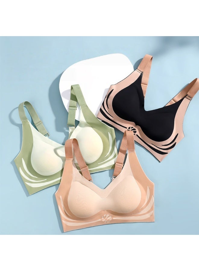 KUYING Brand New Comfortable Skin Friendly Breathable Bra Set Of 3 - Image 1