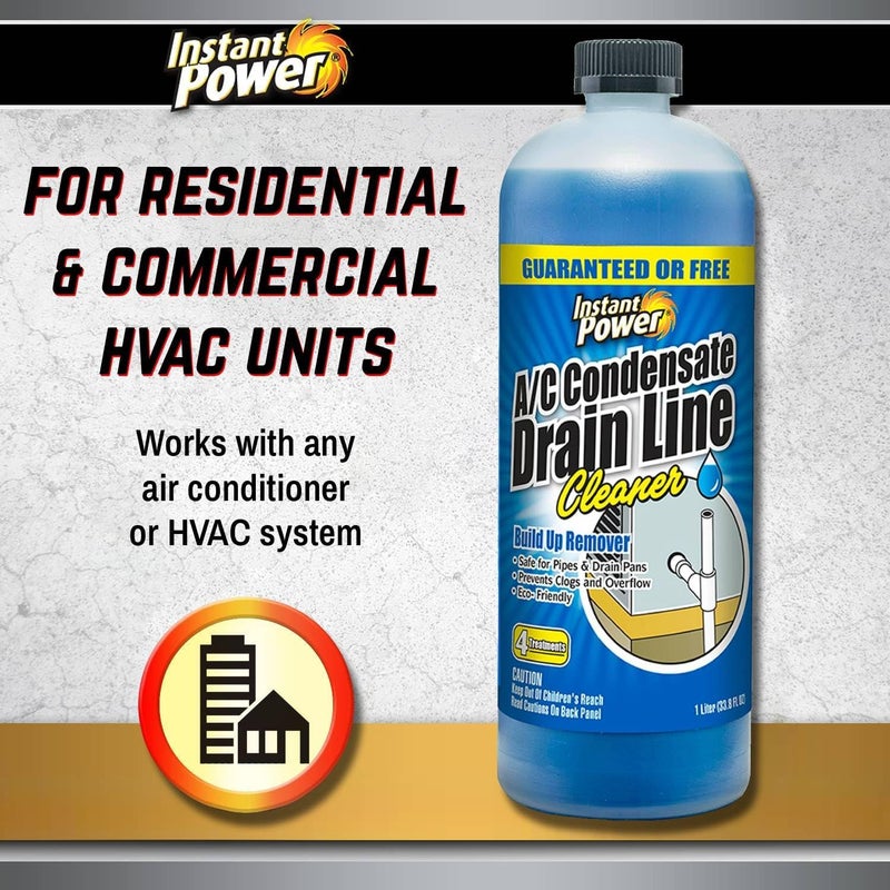 إنستانت باور منظف خط تصريف مكيف الهواء الفوري 32 أونصة محلول خط تصريف مكثف HVAC - Image 5
