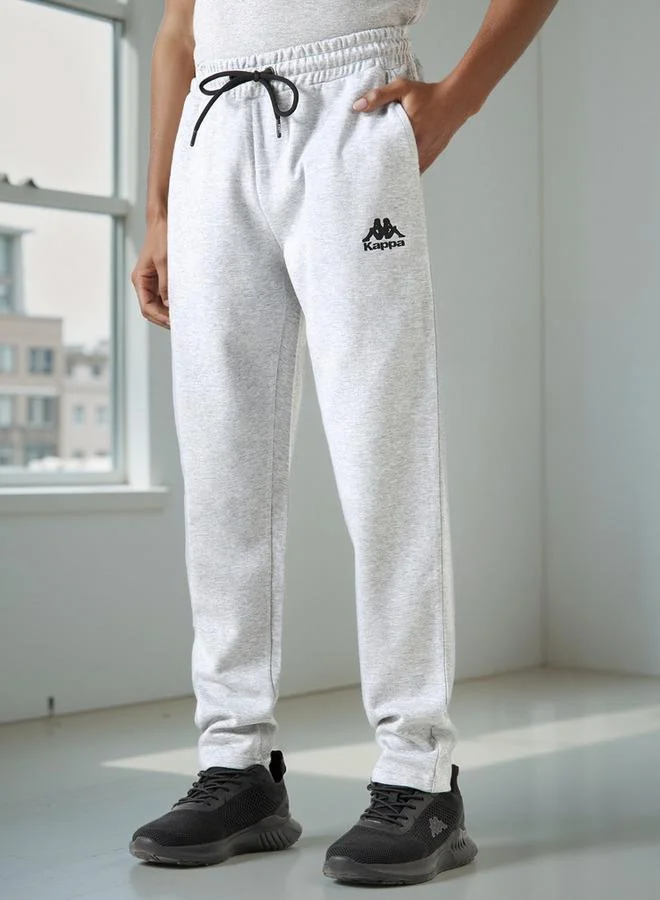 Kappa Relaxed Fit Pants with Drawstring Closure & Pocket Detail