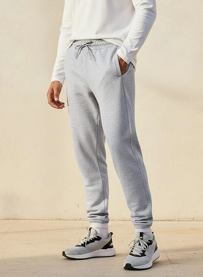Kappa Kappa Relaxed Fit Pants with Drawstring Closure & Pocket Detail
