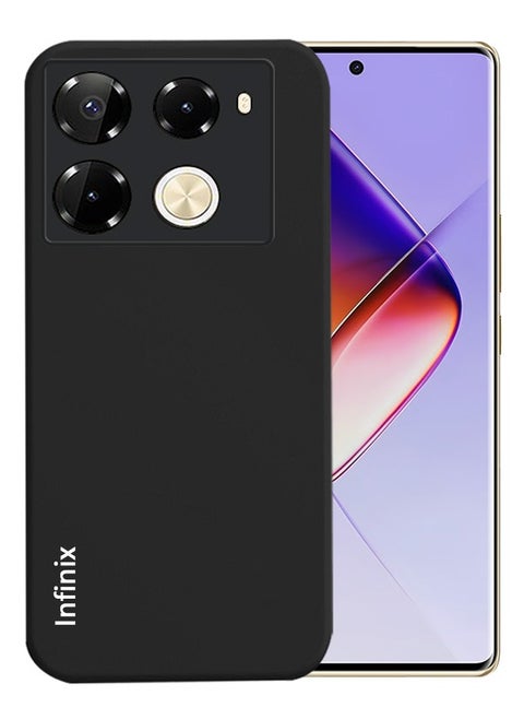 Protective Case Cover For Infinix Note 40 Pro/Infinix Note 40 Pro+ 5G Black,Original Phone Case,Environmentally Friendly and Harmless Upgrade Materials