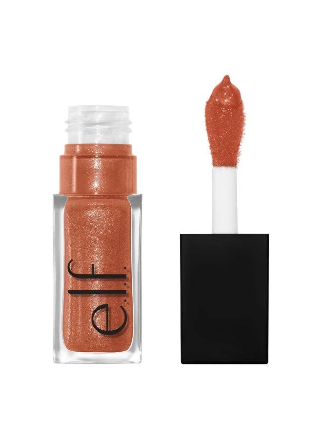 elf e.l.f. Glow Reviver Lip Oil Glimmer - Super Neutral - 7.6 ml - Image 2