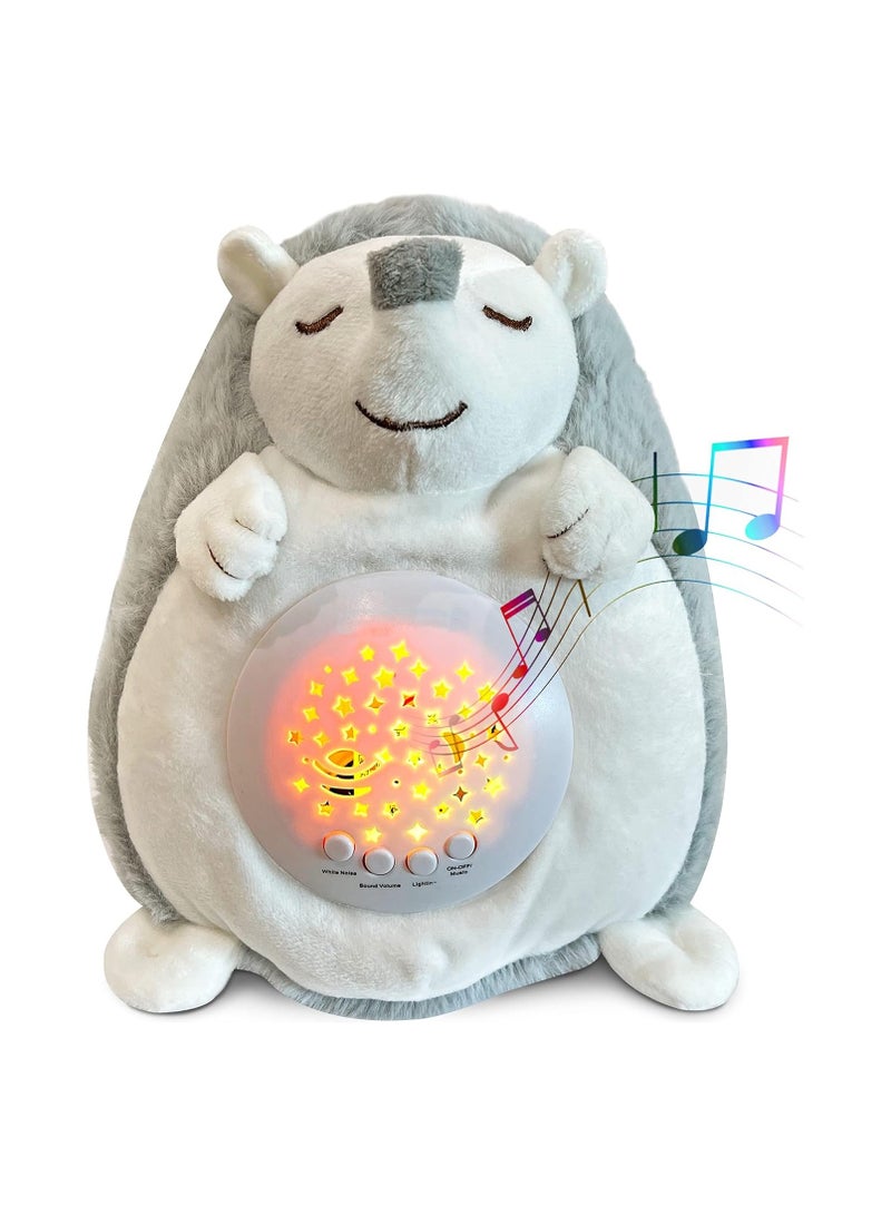 عام "دمية مهدئة للنوم مع موسيقى هادئة وإضاءة لطيفة - وسادة نوم ناعمة مع جهاز ضوضاء بيضاء للمواليد والرضع والكبار" - Image 1