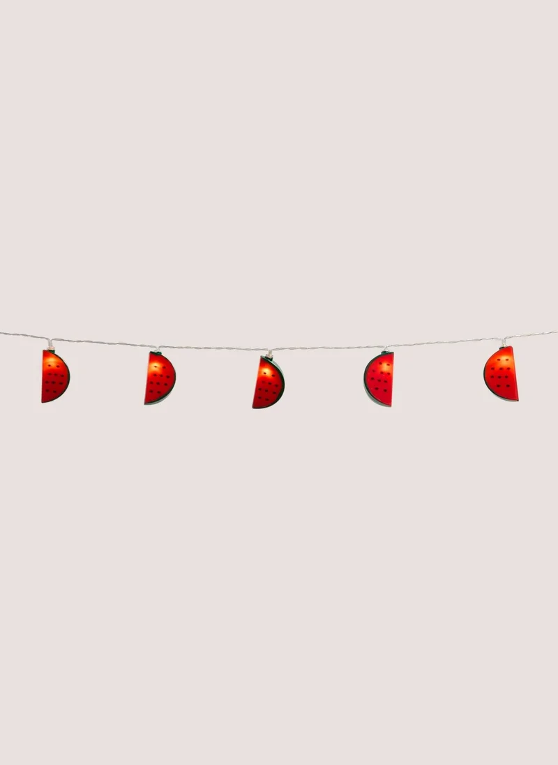 Matalan Watermelon String Lights Red