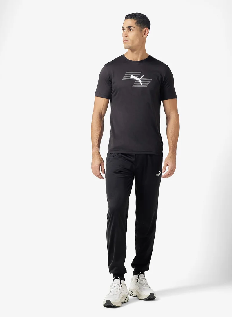 PUMA puma black Hyrox Poly Graphic T-Shirt for Men | Best Price UAE