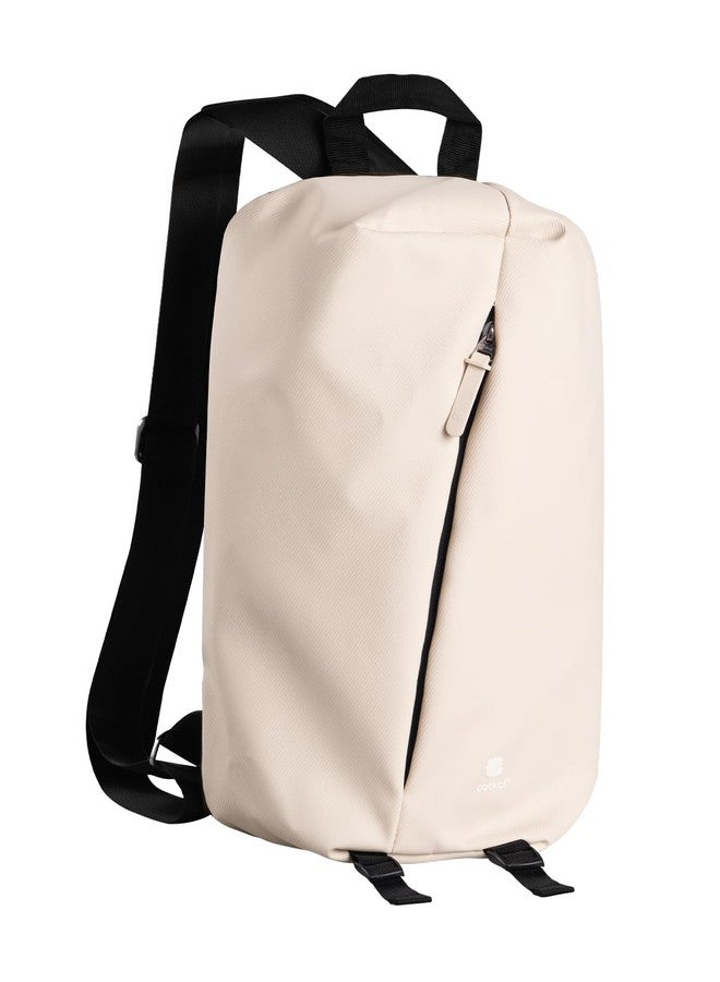 pack all 12L Water-Resistant Backpack, Lightweight Daypack for Men & Women, Hiking & Travel Backpack with Multiple Pockets, Compact for College, Sports, Cycling (Light Beige) - Image 1