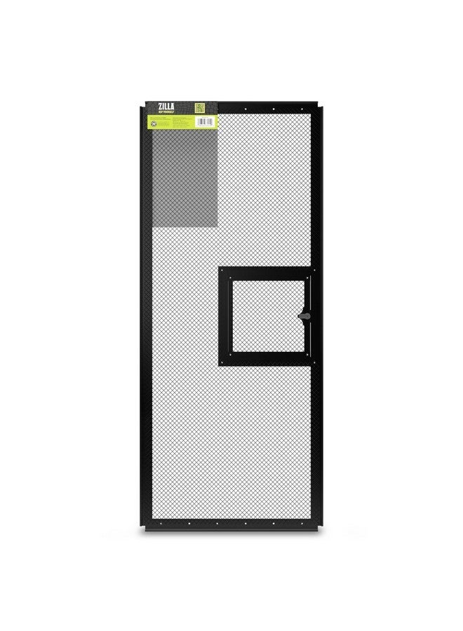 Zilla Pet Reptile Terrarium Fresh Air Screen Cover with Hinged Door 30" x 12" - Image 5