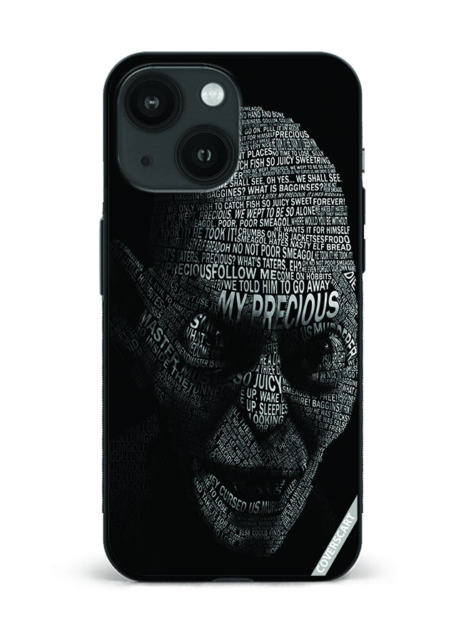 غطاء حماية لجهاز آبل آيفون 13 تصميمي الثمين باللون الأسود