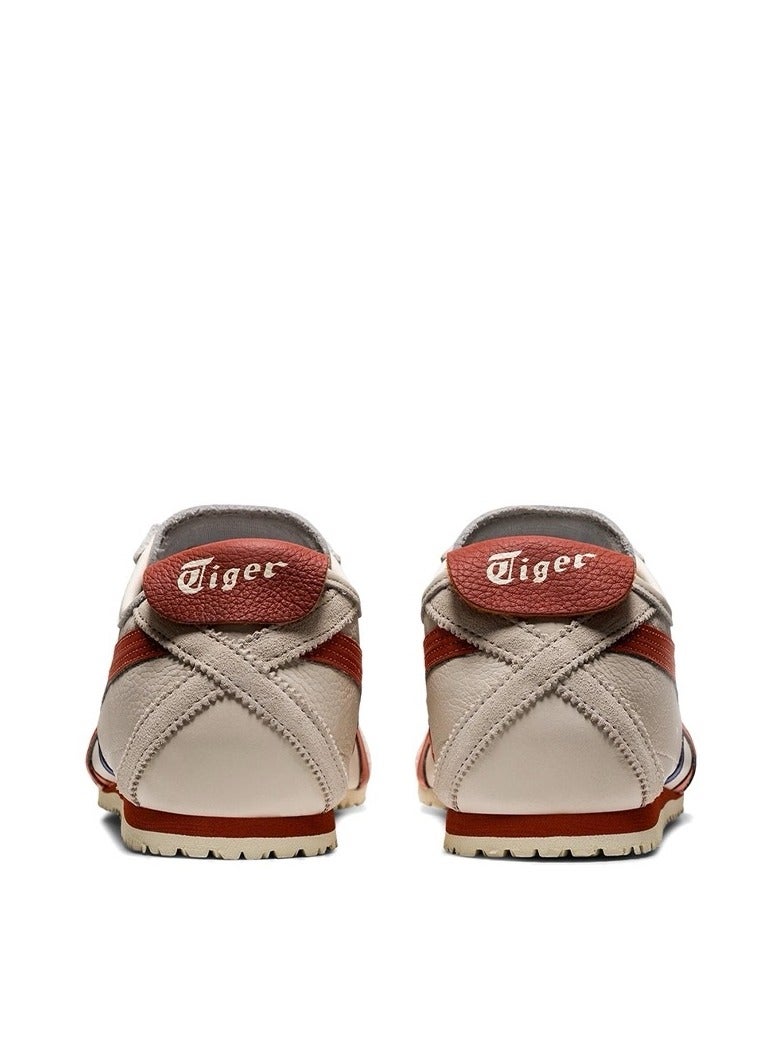 Onitsuka Tiger Mexico 66 Colorblock Sneakers White/Brown Red/Blue - Image 3