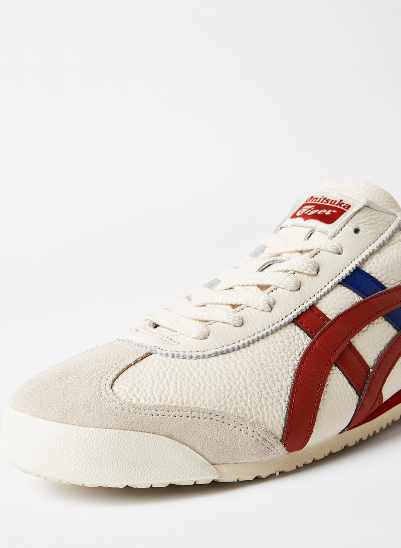 Onitsuka Tiger Mexico 66 Colorblock Sneakers White/Brown Red/Blue - Image 4