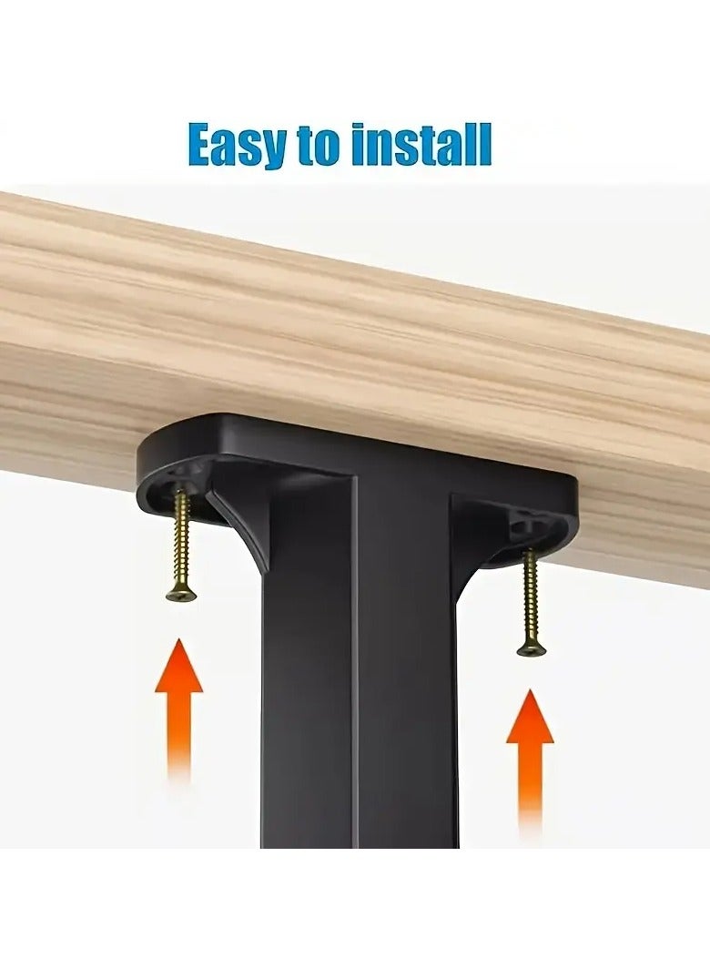 Generic 2 Pieces Of Support Legs For Bed Or Sofa And Other Pieces Of Furniture Adjustable Legs With A Base You Turn To Control The Right Height For You Starting From A Height Of 15 CM Up To aA Maximum Height Of 28 CM Please Check The Height The Length Of The Appropriate Height For You Before Buying And You Can Install It With Screws Attached With It 12 Screws The Legs Are Suitable For Supporting Several Pieces Of Furniture Such As Wood And Metal Bed TV Cabinets Wardrobes Sofa Sofa Or Bedside Table Or The Dressing Table And Other Furniture Legs Of Plastic Bodybuilding Heavy Duty Do Not Scratch The Floors  - Image 5