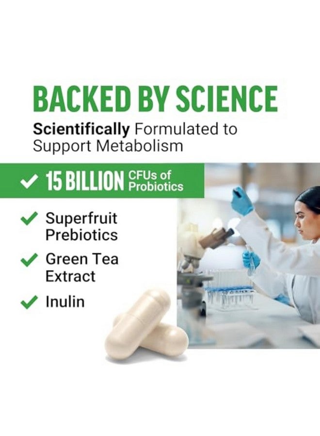 Force Factor فورس فاكتور بروبيوسليم قوة إضافية بروبيوتيك للنساء والرجال مع 30 مليار وحدة من البروبيوتيك لصحة الجهاز الهضمي، تخفيف الانتفاخ، وصحة الأمعاء، مع ألياف بروبيوتيك، 120 كبسولة - Image 3