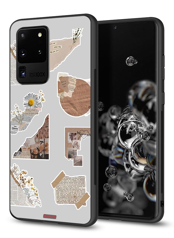 Tolwak غطاء حماية لجهاز سامسونج جالاكسي S20 ألترا مع ملصقات ورقية - Image 1